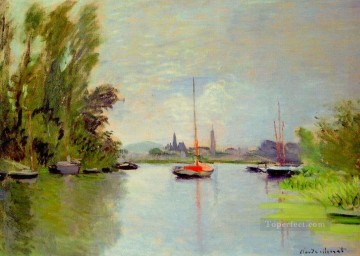  Argenteuil Pintura al %C3%B3leo - Argenteuil visto desde el brazo pequeño del Sena Claude Monet